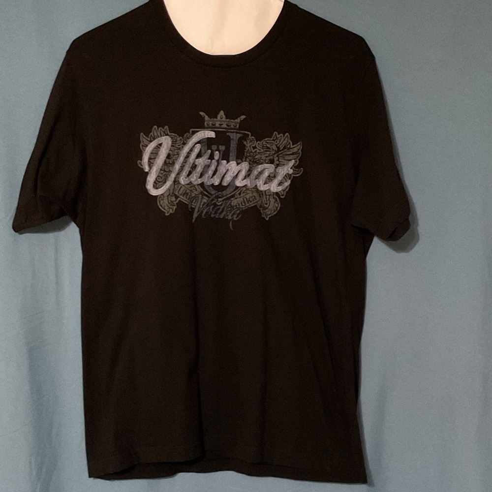 Ultimat Vodka Navy Blue Graphic T-Shirt for Men
